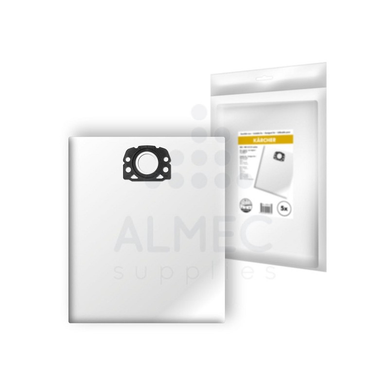 Fevik Stofzuigerzakken Karcher WD / MV 4/5/6 series pak a 5 stuks