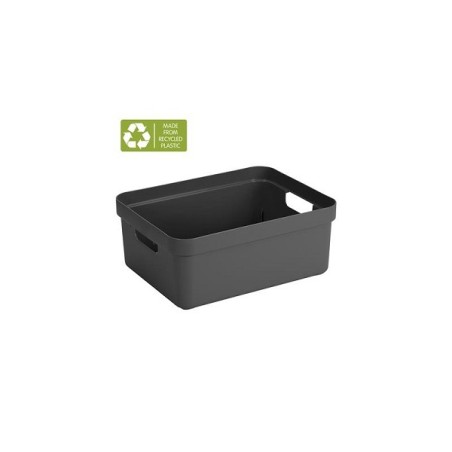 Sunware Sigma Home Boîte de rangement 24L anthracite 44,5 x 34,5 x 18 cm