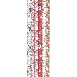 Cadeaupapier kerst rol 200x70cm