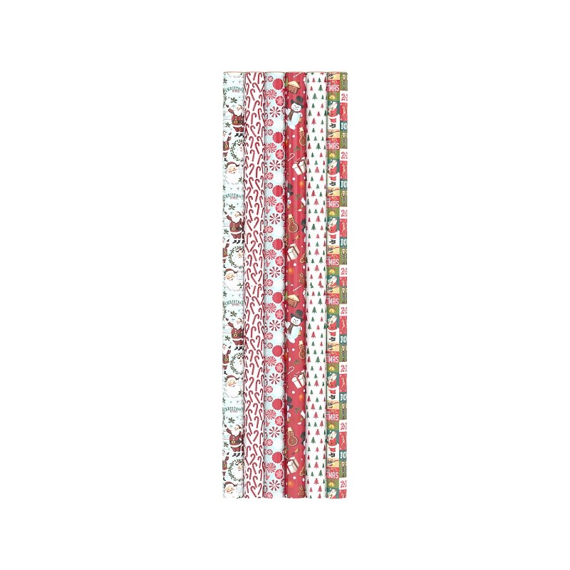 Cadeaupapier kerst rol 200x70cm