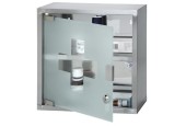 Armoire à pharmacie en acier inoxydable 30x12x30cm
