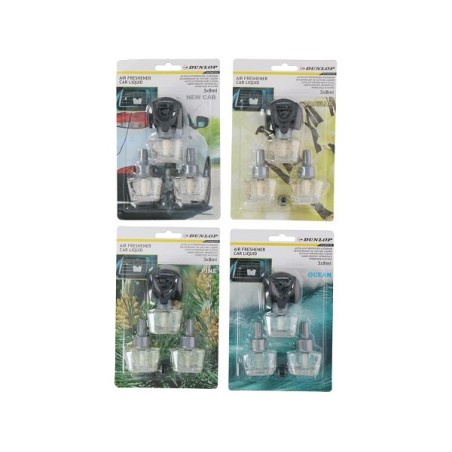 Désodorisant pour voiture Dunlop avec 3 recharges