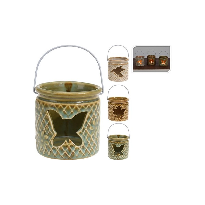 Theelichthouder 8x8x8cm