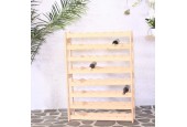 Casier à vin en bois de pin pour 56 bouteilles 110x88,5x28cm (HxLxP) bois naturel