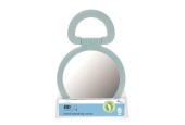Miroir manuel/réglable en plastique normal et grossissant 3x, 23xØ15,5 cm