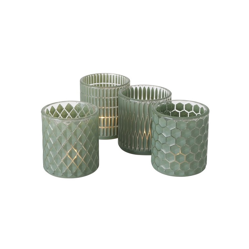 Boltze Home Lanterne Dustin Ø8xh9cm vert