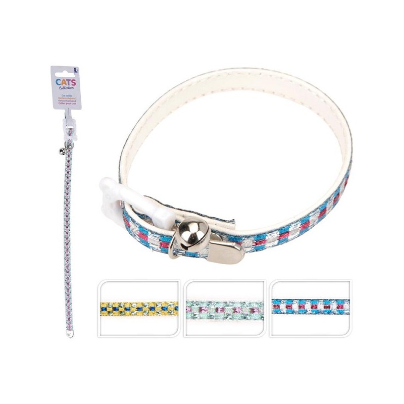 Kattenhalsband met belletje 30cm
