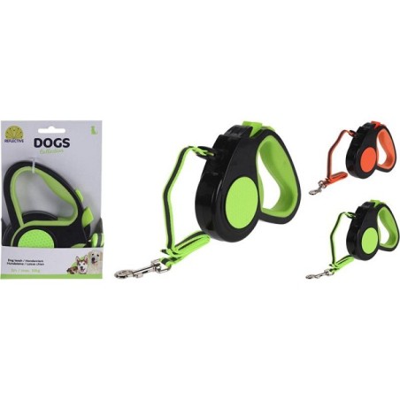 Laisse pour chien 3m réfléchissante max 10kg