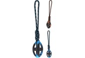 Hondenspeelgoed tpe bal met touw 52cm