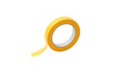 Everglue ruban de masquage en papier papier de riz jaune 50mtrx19mm pack de 4 rouleaux