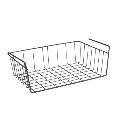 Metaltex Babette panier pour sous étagère 40cm métal noir