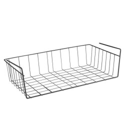 Metaltex Babette panier pour sous étagère 50cm métal noir