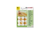 Fix-o-moll viltglijder rond 22mm x 3 mm 16-delig wit