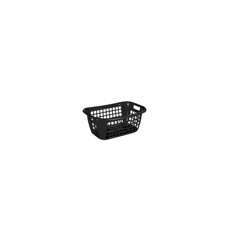 Sunware Basic panier à linge noir 55x38x22,5cm environ 45 litres