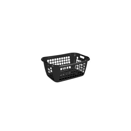 Sunware Basic panier à linge noir 65x45x27cm environ 75 litres