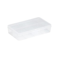 Sunware Q-line opbergdoos 1,8L 8-vaks transparant 24,5x15x5,2cm