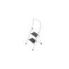 Hailo K45 Escalier de cuisine 2 marches avec support haut blanc