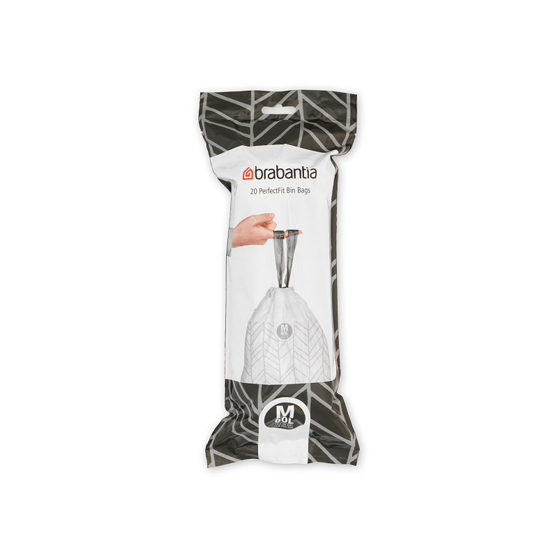 Sacs poubelle Brabantia perfectFit 60 litres code M - 20 sacs