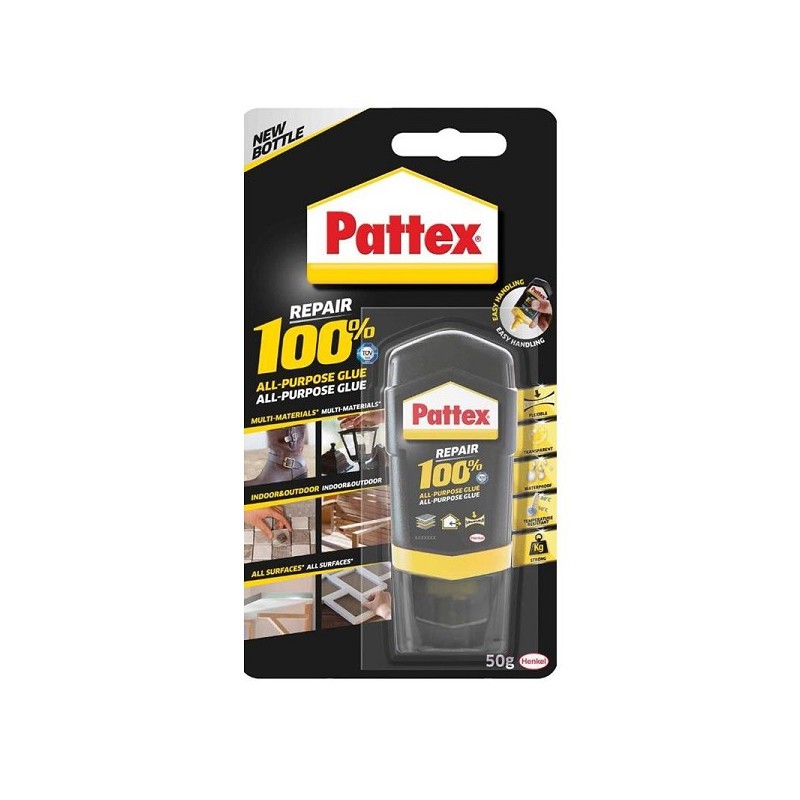 Pattex Repair 100% lijm 50gr op blister