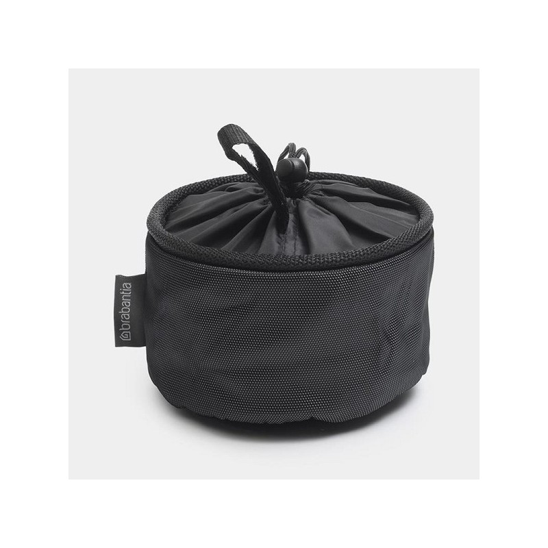 Brabantia Wasknijpertasje Ø18xh16cm zwart