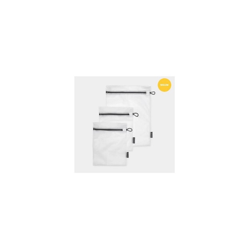 Brabantia Waszakjes in 2 maten set a 3 stuks wit