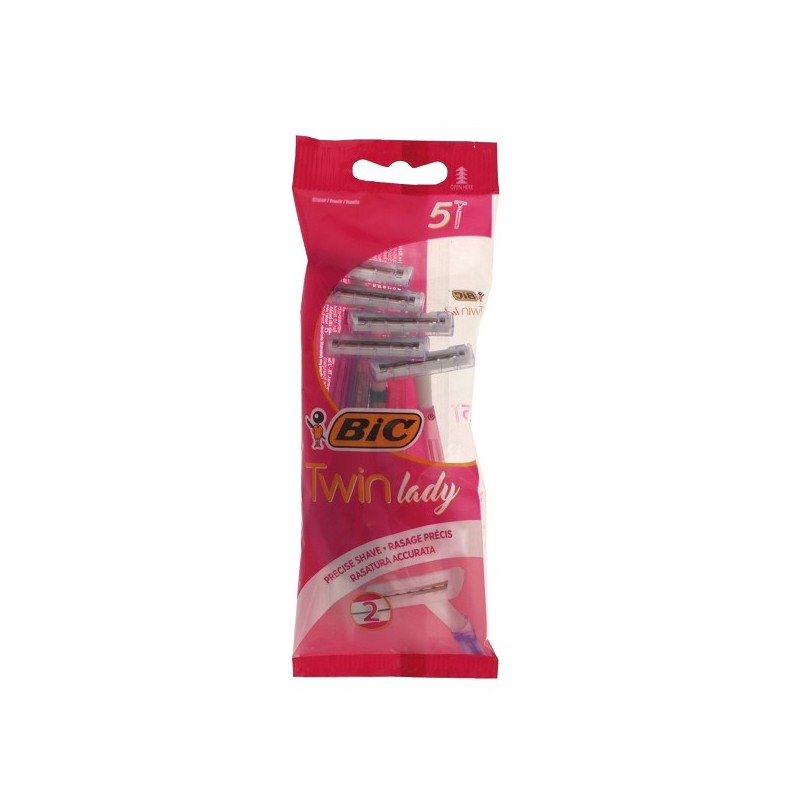 Bic Twin Lady wegwerpscheermesjes 5 stuks