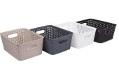 Panier de rangement en plastique 36x26x15cm