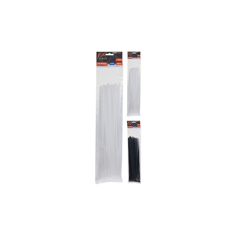 Attaches de câble 35cm en nylon sachet de 50 pièces