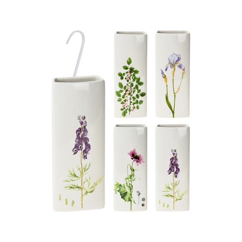 Poterie à motif végétal évaporateur d'eau 20,5 cm