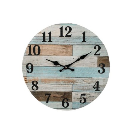 Horloge Rayée beachtime Ø34cm MDF