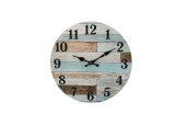 Horloge Rayée beachtime Ø34cm MDF
