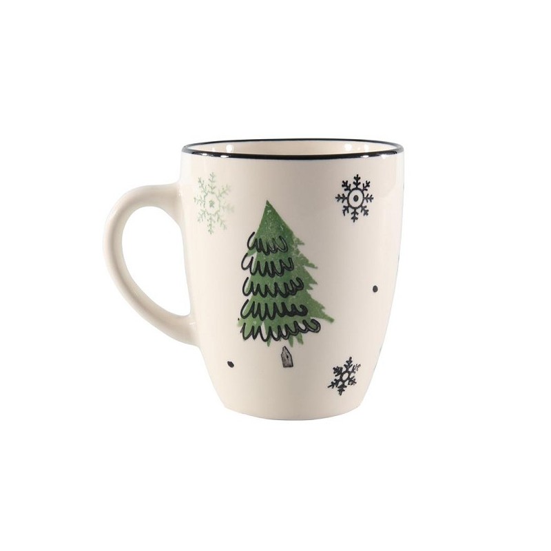 Tasse de Noël déco sapin de Noël 350ml