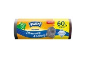 Swirl Pedaalemmerzak met trekband 60 liter rol a 10 zakken 680x730mm voor 80% uit gerecycled plastic