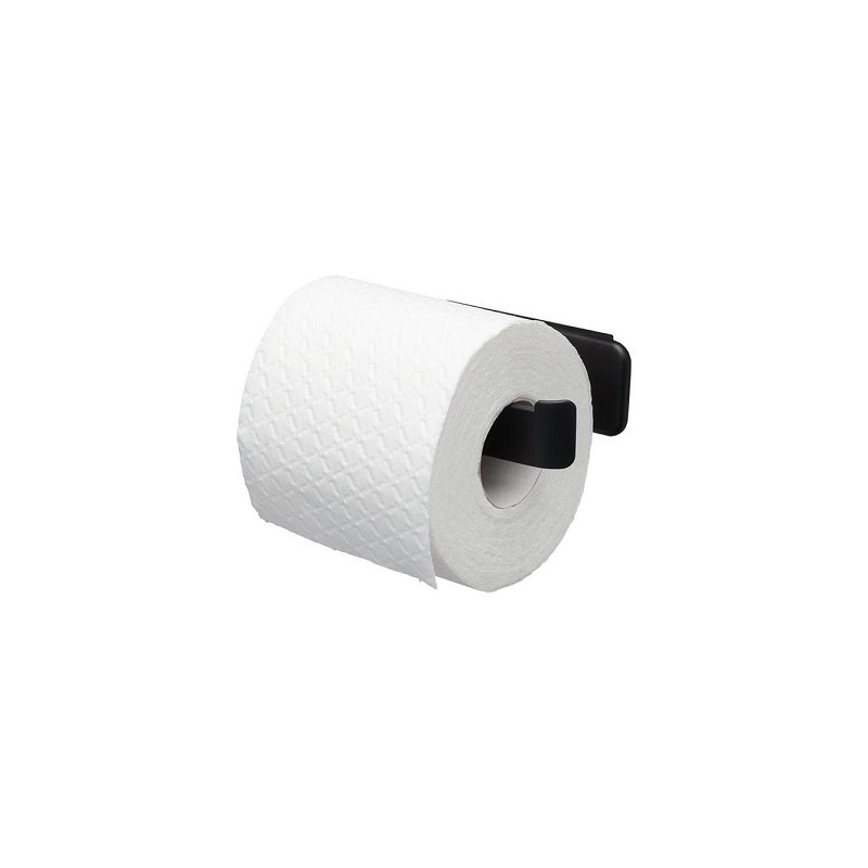 Porte-rouleau papier toilette Tiger Tess sans rabat, plastique noir