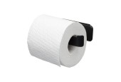 Porte-rouleau papier toilette Tiger Tess sans rabat, plastique noir