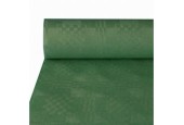 Damast tafelkleed papier ROL118cmx8m donker-groen