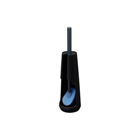 Porte-brosse de toilette Tiger Tess avec brosse Swoop noir