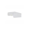 Porte-rouleau de papier toilette Elementals Basic en plastique blanc avec matériel de montage