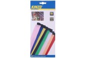 Kinzo Jeu de serre-câbles Velcro 8 pièces