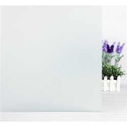Film de fenêtre statique anti-vue blanc lait 45cm x 2m
