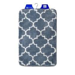 Tapis de bain Marseille gris 60x90cm