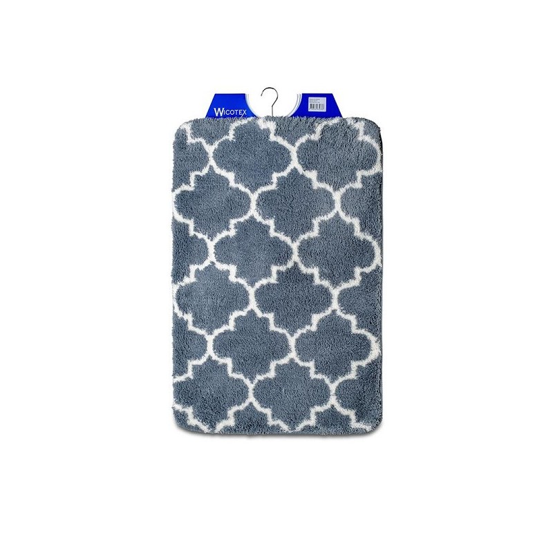 Tapis de bain Marseille gris 60x90cm