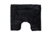 Toiletmat uni zwart 50x60cm