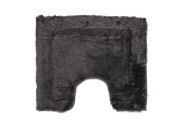 Toiletmat uni donker grijs 50x60cm