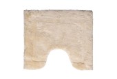 Tapis de toilette uni crème 50x60cm