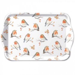 Plateau Ambiente Mélamine Robin Family 13x21cm