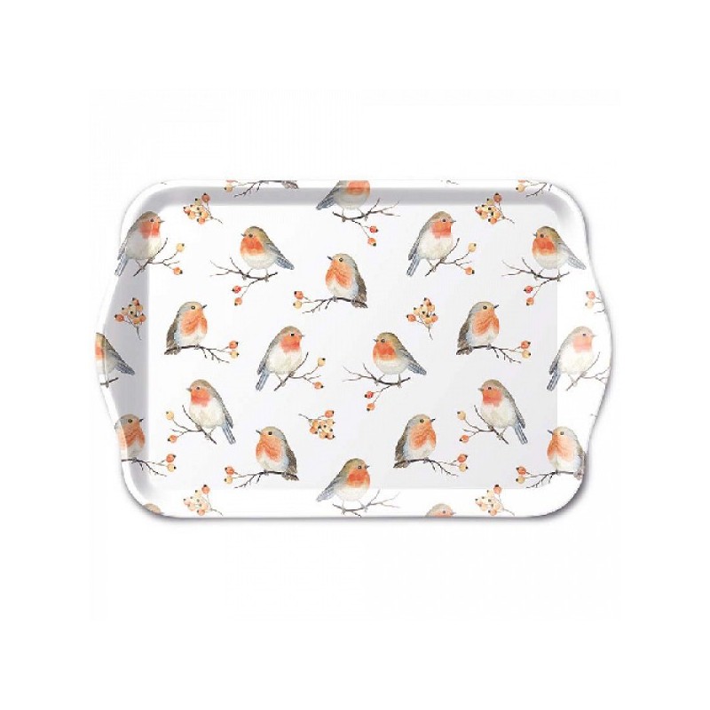 Plateau Ambiente Mélamine Robin Family 13x21cm