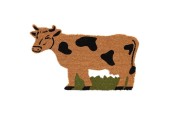 Esschert Design Paillasson vache en fibre de coco 74x45cm