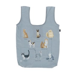 Esschert Design Sac pliable races de chats 41xh59,5cm