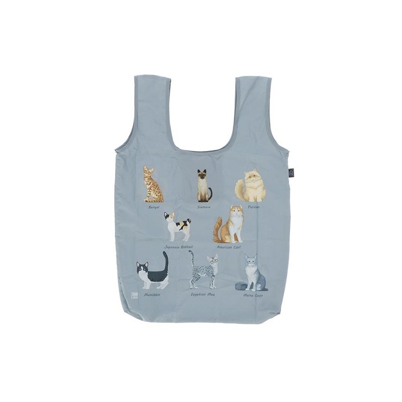 Esschert Design Sac pliable races de chats 41xh59,5cm